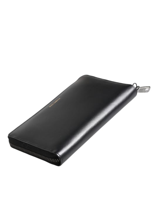 Zwart Blauw Exotisch Leer Geïmpregneerd Continental Portemonnee - Image 5