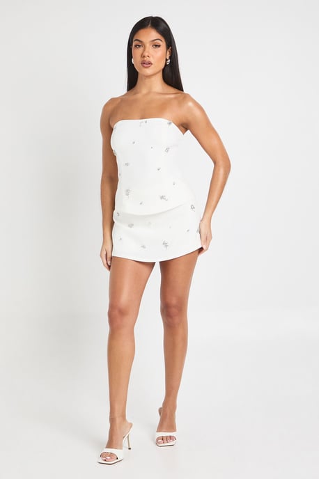 Diamante Embellished Skort - Image 3