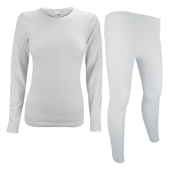 Ladies Long Sleeve Thermal Top & Thermal Leggings for Winter - Image 1