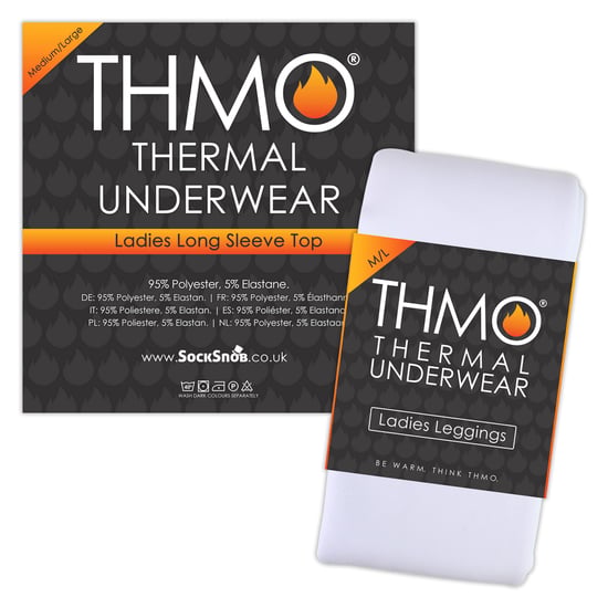 Ladies Long Sleeve Thermal Top & Thermal Leggings for Winter - Image 2