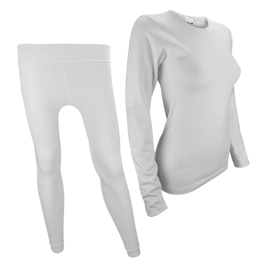 Ladies Long Sleeve Thermal Top & Thermal Leggings for Winter - Image 3