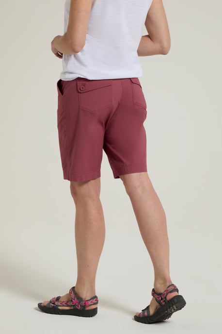 'Coast' Women's Shorts Sun Protection Stretchy Casual Bottoms Purple - Image 3