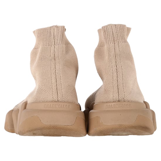 Balenciaga Speed 2.0 Gebreide Sneakers in Beige Polyester - Image 5