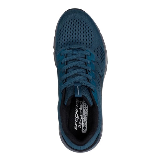 Skechers Mens Ventura Skech-Air Trainers (Teal/Black) - Image 4