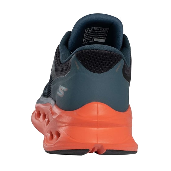 Skechers Heren Max Cushioning Glide-Step Sportschoenen (Marine/Oranje) - Image 2