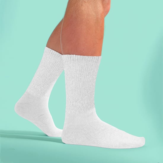 6 Paar Mannen Katoenen Diabetessokken - Zachte Niet Bindende Dagelijkse Comfortsokken - Image 4