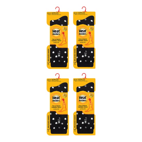 4 Par Dam UltraLite Lätta Termosockor - Image 2