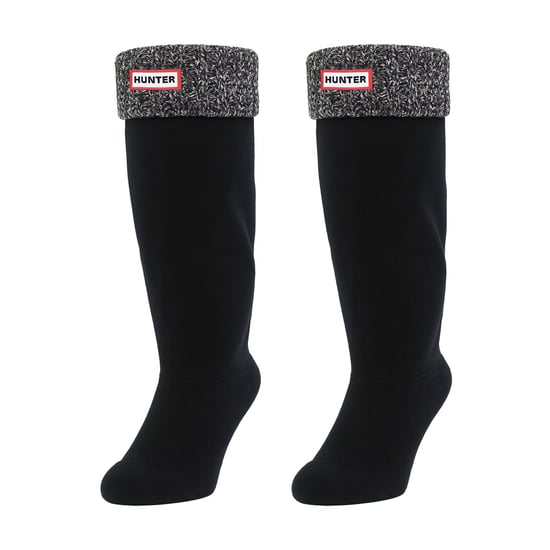 Hunter Waffle Tall Black Boot Socks - Image 1