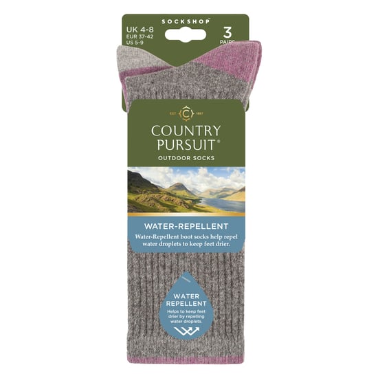 3 Paar Dames Waterdichte Middelzware Outdoor Sokken voor Wandelen & Hiking - Image 2