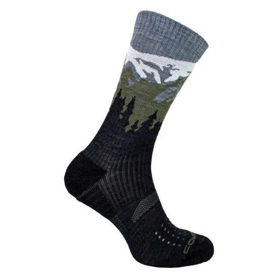 Mens Ladies Light Performance Crew Merino Wool Socks | Trekking Socks - Image 1