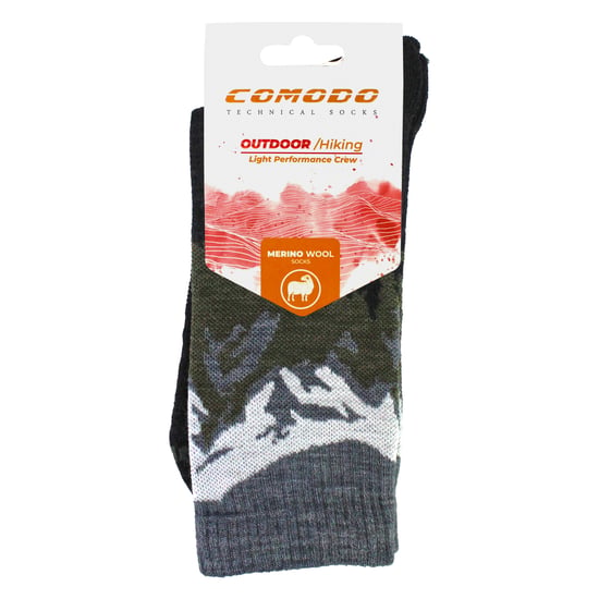 Mens Ladies Light Performance Crew Merino Wool Socks | Trekking Socks - Image 2