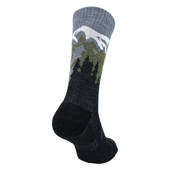 Mens Ladies Light Performance Crew Merino Wool Socks | Trekking Socks - Image 4
