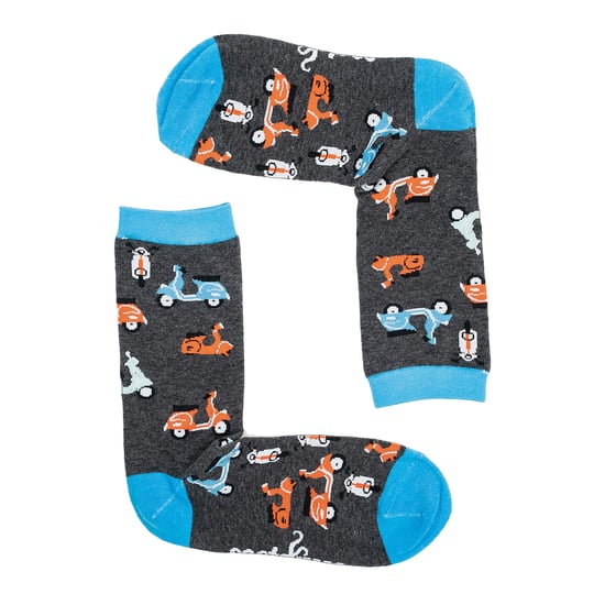 Vehicle Pattern Novelty Unisex Cotton Socks - Image 3