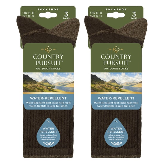 6 Paar Mannen Waterafstotende Middelzware Buiten Sokken voor Wandelen & Hiking - Image 2