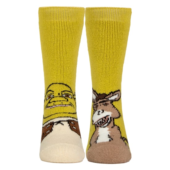 Kindersokken met thermisch Shrek-patroon en zachte geborstelde voering - Image 1