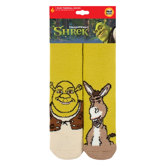 Kindersokken met thermisch Shrek-patroon en zachte geborstelde voering - Image 2
