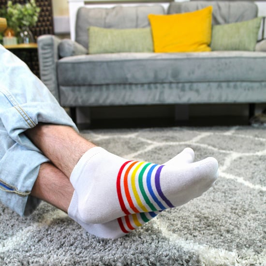3 Pack Mens Ladies Rainbow Trainer Cotton Socks Bright Colourful Striped Socks - Image 4