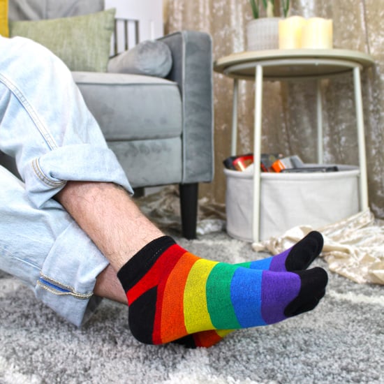 3 Pack Mens Ladies Rainbow Trainer Cotton Socks Bright Colourful Striped Socks - Image 5
