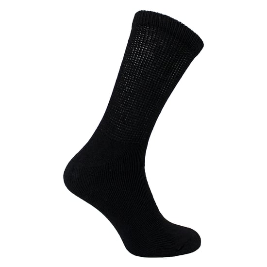 6 Pairs Mens Cotton Diabetic Socks - Soft Non Binding Everyday Comfort Socks - Image 3