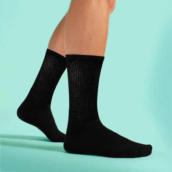 6 Pairs Mens Cotton Diabetic Socks - Soft Non Binding Everyday Comfort Socks - Image 4