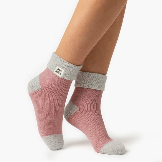 Damer Termiska Sovsocks med Ribbade Fållar - Image 3