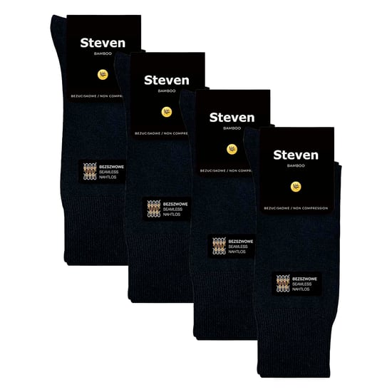 4 Pairs Mens Bamboo Sensory Socks - Soft Seamless All Day Comfort Socks - Image 2