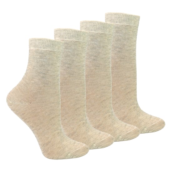 4 Pairs Childrens Organic Cotton Sensory Socks - Seamless Socks for Boys & Girls - Image 1