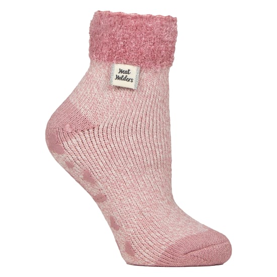 Damer Gossiga Fuzzy Snelast Strumpor med Fjäderkant - Image 1