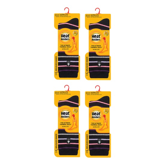4 Par Dam UltraLite Lätta Termosockor - Image 2