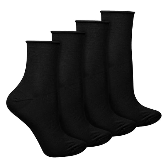 4 Pairs Dames Bamboe Sensorische Sokken - Zachte Naadloze Sokken voor Comfort De Hele Dag - Image 1