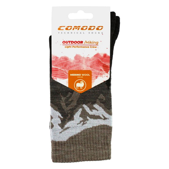 Mens Ladies Light Performance Crew Merino Wool Socks | Trekking Socks - Image 2