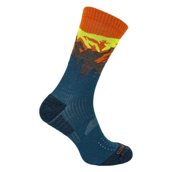 Mens Ladies Light Performance Crew Merino Wool Socks | Trekking Socks - Image 1