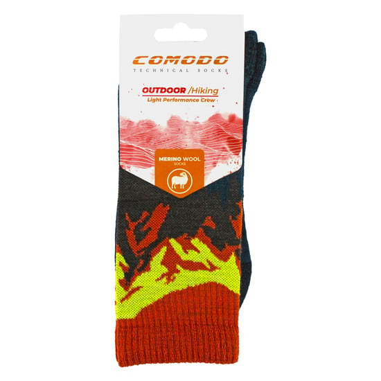 Mens Ladies Light Performance Crew Merino Wool Socks | Trekking Socks - Image 2
