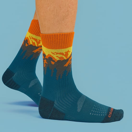 Mens Ladies Light Performance Crew Merino Wool Socks | Trekking Socks - Image 5