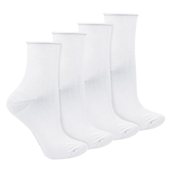 4 Pairs Ladies Bamboo Sensory Socks - Soft Seamless All Day Comfort Socks - Image 1