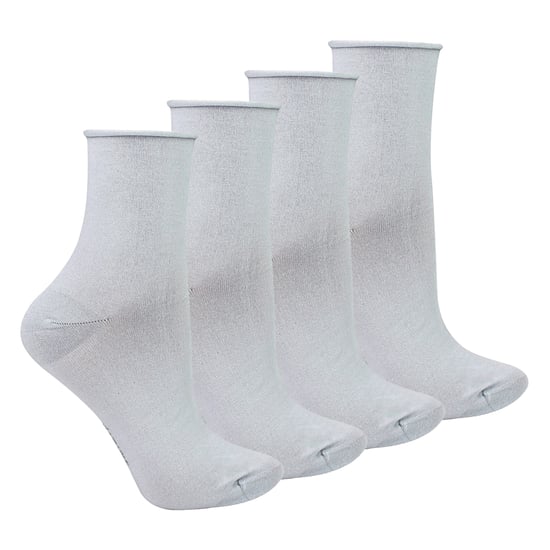 4 Paar Dames Bamboe Sensorische Sokken - Zachte Naadloze Comfort Sokken voor de Hele Dag - Image 1