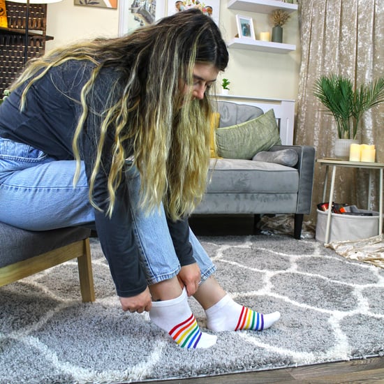 6 Pack Mens Ladies Rainbow Trainer Cotton Socks Bright Colourful Striped Socks - Image 4