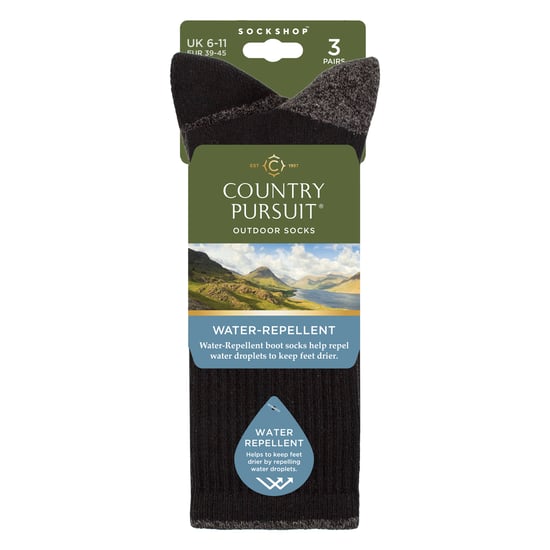 3 Paar Heren Waterafstotende Middelzware Outdoor Sokken voor Wandelen & Hiking - Image 2