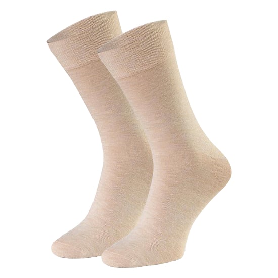 2 Pairs Mens Cashmere Socks - Luxury Soft and Warm Seamless Everyday Socks - Image 1