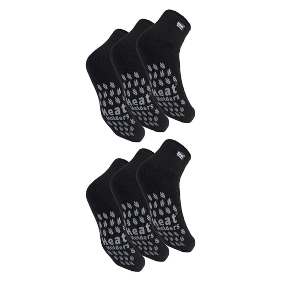 6 Paar Heren 2.3 TOG Antislip Lage Thermo Sleehak Sokken - Image 1