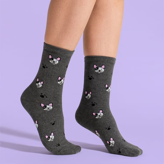 10 Pairs Ladies Dog Patterned Socks - Soft Cotton Rich Fun Dog Design Socks - Image 4