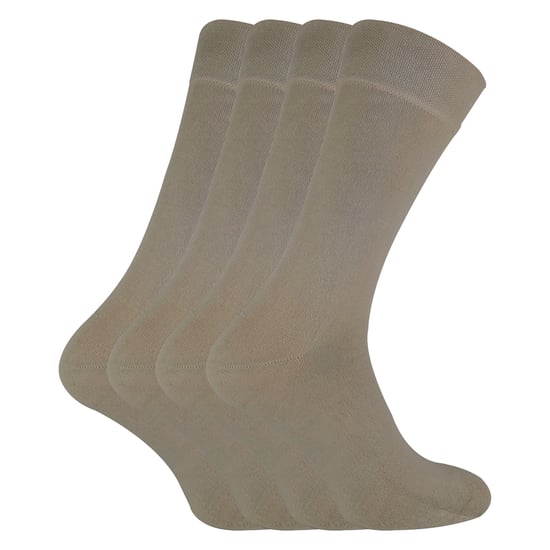 4-pack Dam Lyxiga Bambus Crew Strumpor - Image 1