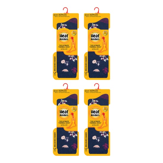 4 Par Dam UltraLite Lätta Termosockor - Image 2