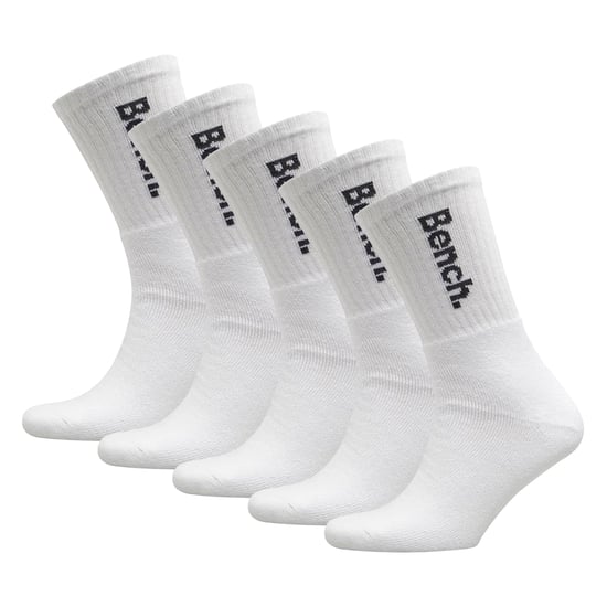 5 Pairs Mens Crew Cotton Socks - Sport Breathable Comfort Socks - Image 1