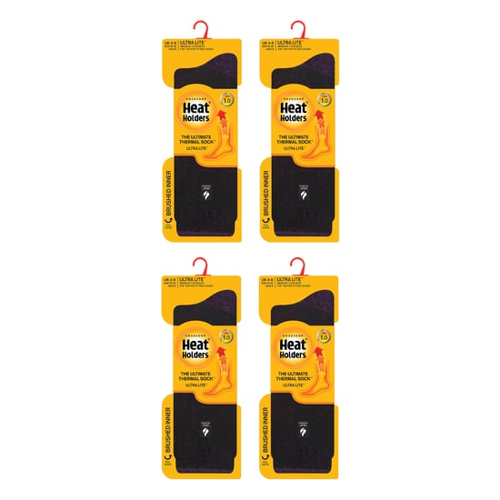 4 Par Dam UltraLite Lättvikts Termosockor - Image 2