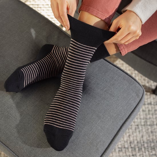 6-Pack Dames Non-Elastische Losse Top Gekleurde Katoenen Sokken - Image 5