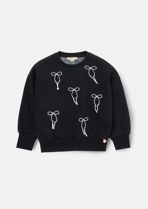 Imogen Embroidered Bow Sweat - Image 1