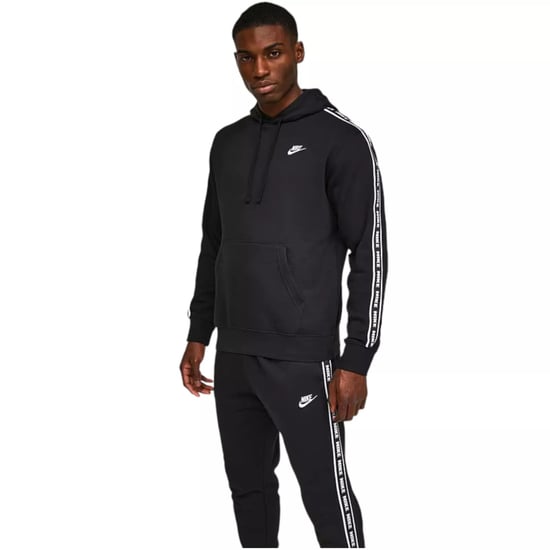 Nike Black Aries Tape Mens Fleece Hooded Tracksuit - Image 3