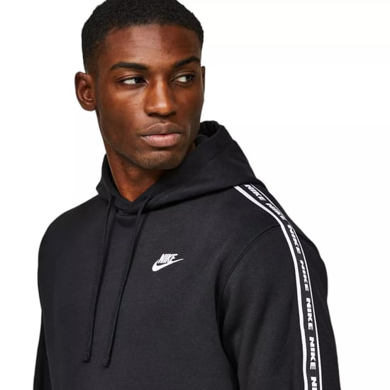 Nike Black Aries Tape Mens Fleece Hooded Tracksuit - Image 4