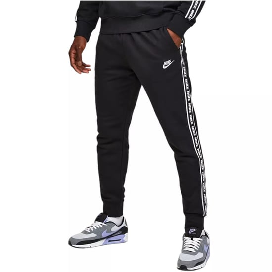 Nike Black Aries Tape Mens Fleece Hooded Tracksuit - Image 5